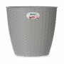 Plant pot Stefanplast Grey Plastic 29 x 26,5 x 29 cm (6 Units) by Stefanplast, Flower Pots - Ref: S3626126, Price: 31,38 €, D...