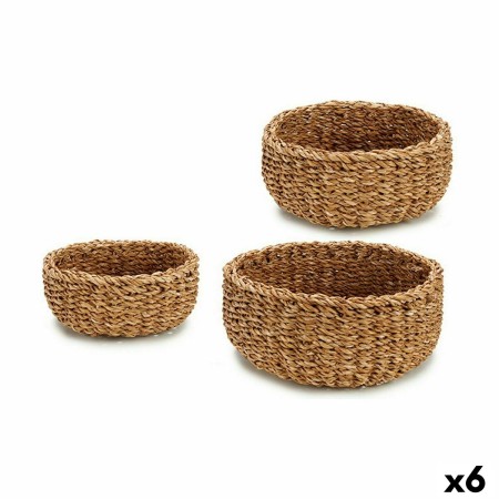 Set of Baskets Brown (6 Units) by Gift Decor, Storage baskets - Ref: S3626127, Price: 62,48 €, Discount: %