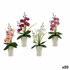 Flor Decorativa Orquídea Plástico 14 x 35 x 8 cm (12 Unidades) de Ibergarden, Flores - Ref: S3626130, Precio: 34,90 €, Descue...