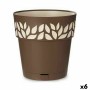 Vaso Autoirrigante Stefanplast Cloe Marrone Plastica 29 x 29 x 29 cm (6 Unità) di Stefanplast, Vasi tradizionali - Rif: S3626...