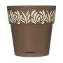 Vaso Autoirrigável Stefanplast Gaia Castanho Plástico 15 x 15 x 15 cm (12 Unidades) de Stefanplast, Vasos para flores - Ref: ...