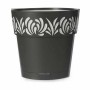 Vaso Autoirrigável Stefanplast Gaia Antracite Plástico 19 x 19 x 19 cm (12 Unidades) de Stefanplast, Vasos para flores - Ref:...