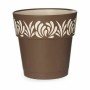 Pot auto-arrosant Stefanplast Gaia Marron Plastique 25 x 25 x 25 cm (6 Unités) de Stefanplast, Pots de fleurs - Réf : S362615...