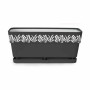 Self-watering planter Stefanplast Gaia Anthracite Plastic 13,3 x 12,3 x 29,3 cm (12 Units) by Stefanplast, Window Boxes - Ref...