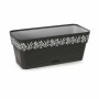 Self-watering planter Stefanplast Gaia Anthracite Plastic 13,3 x 12,3 x 29,3 cm (12 Units) by Stefanplast, Window Boxes - Ref...