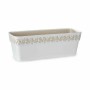 Floreira Autoirrigável Stefanplast Gaia Branco Plástico 49,5 x 17 x 19 cm (12 Unidades) de Stefanplast, Vasos de janela - Ref...