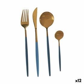 Besteck-Set Grau Gold Edelstahl (12 Stück) von Kinvara, Besteck-Sets - Ref: S3626186, Preis: 134,04 €, Rabatt: %