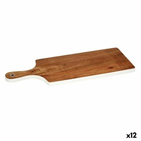 Schneidebrett Weiß Akazienholz 25,7 x 1,5 x 40 cm (12 Stück) | Tienda24 - Global Online Shop Tienda24.eu