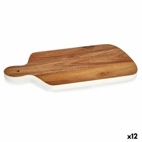 Cutting board White Acacia 21,5 x 1,5 x 33,5 cm (12 Units) by Kinvara, Chopping boards - Ref: S3626203, Price: 60,62 €, Disco...