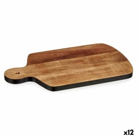 Cutting board Black Acacia 21,5 x 1,5 x 33,5 cm (12 Units) by Kinvara, Chopping boards - Ref: S3626204, Price: 61,47 €, Disco...