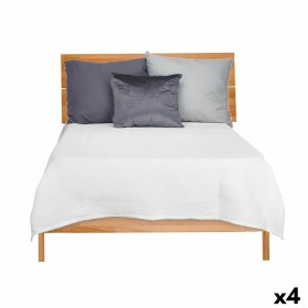 Bedspread (quilt) 240 x 260 cm Rhombus White (4 Units) by Gift Decor, Blankets and bedcovers - Ref: S3626245, Price: 81,06 €,...