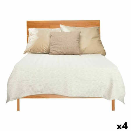 Bedspread (quilt) 240 x 260 cm Rhombus Beige (4 Units) | Tienda24 - Global Online Shop Tienda24.eu