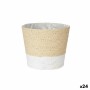 Macetero Blanco Cuerda Plástico 19,5 x 17,5 x 19,5 cm (24 Unidades) de Ibergarden, Maceteros - Ref: S3626251, Precio: 62,28 €...