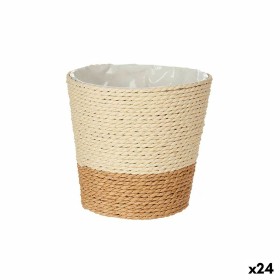 Planter Brown Rope Plastic 14 x 12,5 x 14 cm (24 Units) by Ibergarden, Cachepots - Ref: S3626257, Price: 48,62 €, Discount: %