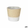 Macetero Blanco Cuerda Plástico 11 x 10,5 x 11 cm (24 Unidades) de Ibergarden, Maceteros - Ref: S3626259, Precio: 39,01 €, De...