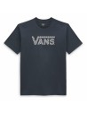 Short Sleeve T-Shirt Vans Checkered Blue Men | Tienda24 Tienda24.eu