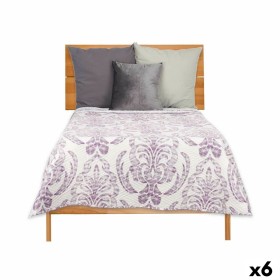 Reversible Bedspread 240 x 260 cm White Purple (6 Units) by Gift Decor, Blankets and bedcovers - Ref: S3626293, Price: 91,10 ...