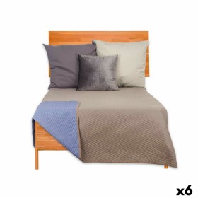 Couverture DKD Home Decor 150 x 125 x 1 cm Bleu (2 Unités) | Tienda24 - Global Online Shop Tienda24.eu