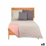 Reversible Bedspread 240 x 260 cm Grey Pink (6 Units) | Tienda24 - Global Online Shop Tienda24.eu