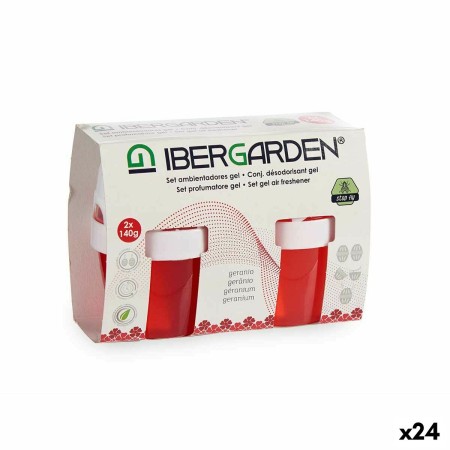 Lufterfrischer-Set Gel Geranie (24 Stück) von Ibergarden, Raumspray - Ref: S3626321, Preis: 27,70 €, Rabatt: %