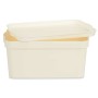 Aufbewahrungsbox mit Deckel Creme Kunststoff 7,5 L 21,5 x 14,5 x 32 cm (12 Stück) | Tienda24 - Global Online Shop Tienda24.eu