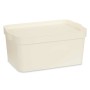 Aufbewahrungsbox mit Deckel Creme Kunststoff 7,5 L 21,5 x 14,5 x 32 cm (12 Stück) | Tienda24 - Global Online Shop Tienda24.eu