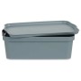 Boîte de rangement avec couvercle Gris Plastique 14 L 29,5 x 14,3 x 45 cm (12 Unités) de Kipit, Boîtes et coffres de rangemen...