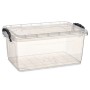 Caja de Almacenaje con Tapa Transparente Plástico 8,5 L 23,5 x 15,5 x 37 cm (12 Unidades) de Kipit, Cajas y arcones de almace...