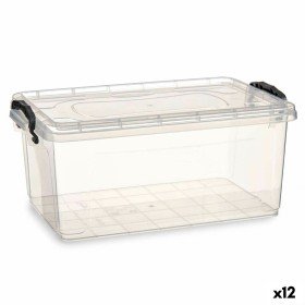 Aufbewahrungsbox mit Deckel Anthrazit Kunststoff 22 L 32 x 20,5 x 50 cm (6 Stück) | Tienda24 - Global Online Shop Tienda24.eu