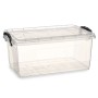 Storage Box with Lid Transparent Plastic 13,7 L 27,5 x 18 x 42,5 cm (12 Units) | Tienda24 - Global Online Shop Tienda24.eu