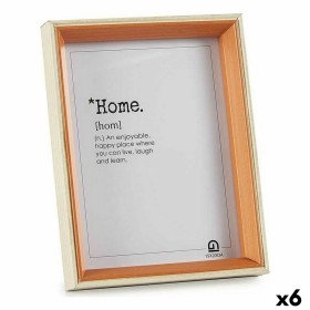 Photo frame Crystal Black Brown MDF Wood (17 x 22 x 3 cm) (6 Units) | Tienda24 - Global Online Shop Tienda24.eu