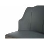 Sillón Concha Azul Negro Gris Acero 48 x 88 x 60 cm (2 Unidades) de Gift Decor, Sillas - Ref: S3626375, Precio: 148,24 €, Des...