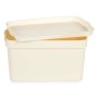 Boîte de rangement avec couvercle Crème Plastique 2,3 L 13,5 x 11 x 20 cm (24 Unités) de Kipit, Boîtes et coffres de rangemen...