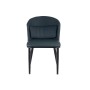 Sillón Redondo Azul Negro Acero 51 x 83,5 x 54 cm (2 Unidades) de Gift Decor, Sillas - Ref: S3626428, Precio: 163,07 €, Descu...