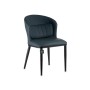 Sillón Redondo Azul Negro Acero 51 x 83,5 x 54 cm (2 Unidades) de Gift Decor, Sillas - Ref: S3626428, Precio: 163,07 €, Descu...