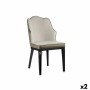 Armchair Shell Black Grey Steel 48 x 88 x 60 cm (2 Units) by Gift Decor, Chairs - Ref: S3626431, Price: 149,41 €, Discount: %