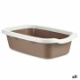 Caixa de Areia para Gatos Branco Bege Plástico 38 x 16 x 58,5 cm (11 Unidades) de Mascow, Caixas de areia - Ref: S3626433, Pr...