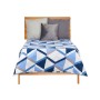 Colcha Reversible 180 x 260 cm Azul Blanco (6 Unidades) de Gift Decor, Mantas y colchas - Ref: S3626438, Precio: 75,87 €, Des...