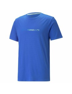 Camisola de Manga Curta Homem Asics Court Azul | Tienda24 Tienda24.eu