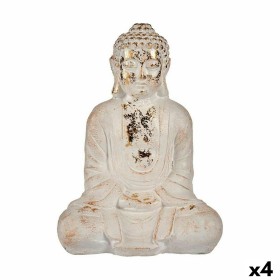 Decorative Garden Figure Buddha Polyresin 17 x 37 x 26 cm (4 Units) by Ibergarden, Figurines - Ref: S3626449, Price: 75,98 €,...