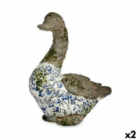 Decorative Garden Figure Duck Polyresin 17 x 42 x 40 cm (2 Units) by Ibergarden, Figurines - Ref: S3626459, Price: 58,24 €, D...