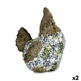 Figura Decorativa para Jardim Galinha Poliresina 22,5 x 39 x 34 cm (2 Unidades) de Ibergarden, Figurinhas - Ref: S3626460, Pr...