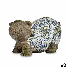 Dekorative Gartenfigur Schwein Polyesterharz 20,5 x 26 x 47 cm (2 Stück) von Ibergarden, Figuren - Ref: S3626463, Preis: 64,6...