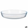 Baking tray Transparent Borosilicate Glass 25,5 x 4,5 x 25,5 cm (6 Units) by Vivalto, Roasting Pans - Ref: S3626468, Price: 2...