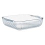 Bandeja para Horno Transparente Vidrio de Borosilicato 21,5 x 6 x 25,2 cm (6 Unidades) de Vivalto, Bandejas para horno - Ref:...