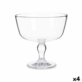 Plat à tarte Petite Patisserie Transparent verre 22,5 x 22,5 x 22,5 cm (4 Unités) de Pasabahce, Plats et plateaux - Réf : S36...