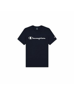 T-shirt à manches courtes homme Champion Crewneck Noir | Tienda24 Tienda24.eu