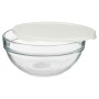 Round Lunch Box with Lid Chefs White 1,135 L 17,2 x 7,6 x 17,2 cm (4 Units) by Pasabahce, Food storage - Ref: S3626478, Price...