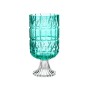 Jarrón Tallado Turquesa Cristal 13 x 26,5 x 13 cm (6 Unidades) de Gift Decor, Jarrones - Ref: S3626487, Precio: 61,46 €, Desc...