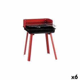 Charcoal Barbecue with Stand Red Iron 28 x 44,5 x 35 cm (6 Units) by La Dehesa, Outdoor barbecues - Ref: S3626512, Price: 100...